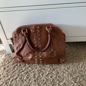Michael Kors brown leather purse.